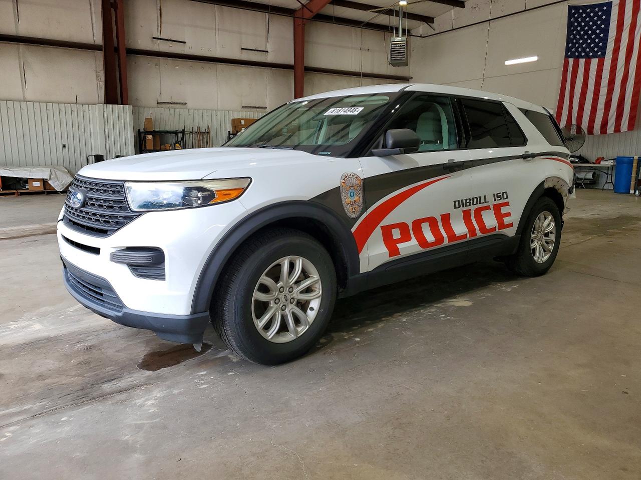 2020 Ford Explorer, VIN 1FMSK7BH2LGB30500 — Rear end