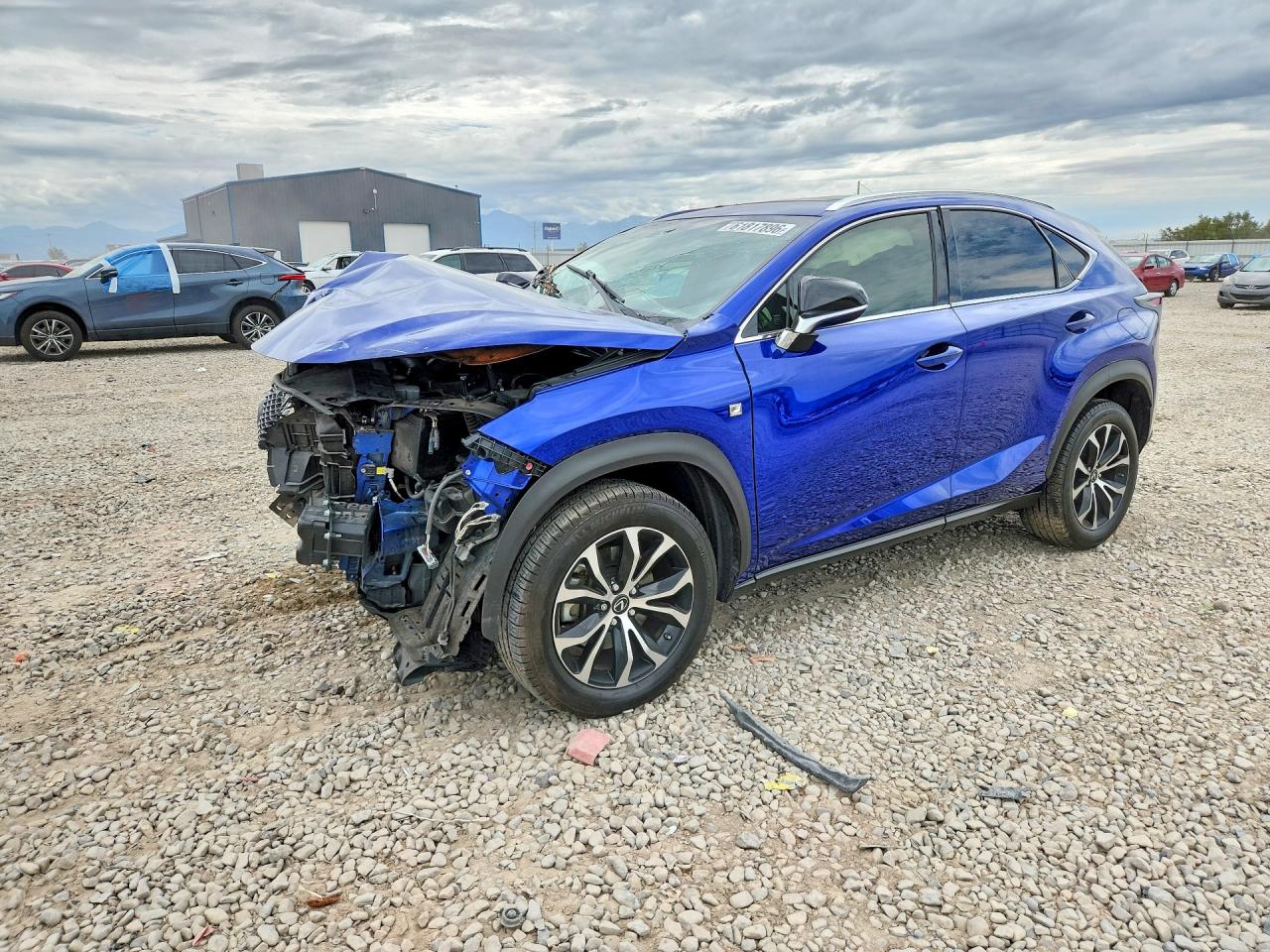 2017 Lexus NX 200t F Sport, VIN JTJBARBZ7H2119246 — Front end