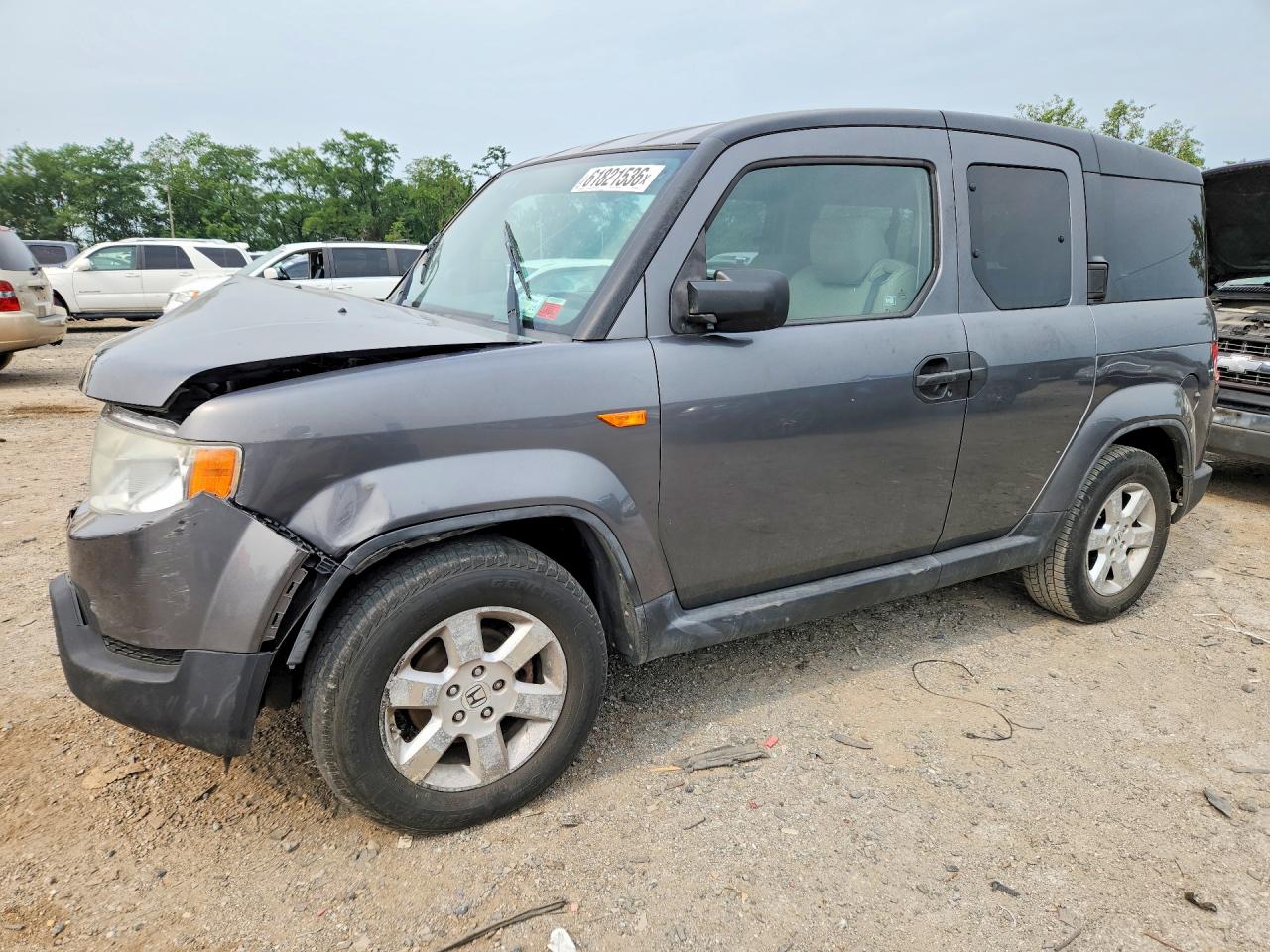 2011 Honda Element EX, VIN 5J6YH2H74BL005996 — Front end