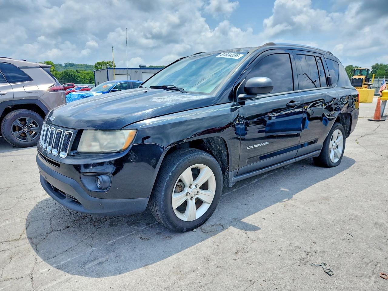 2012 Jeep Compass Sport, VIN 1C4NJCBB6CD627009 — Rear end
