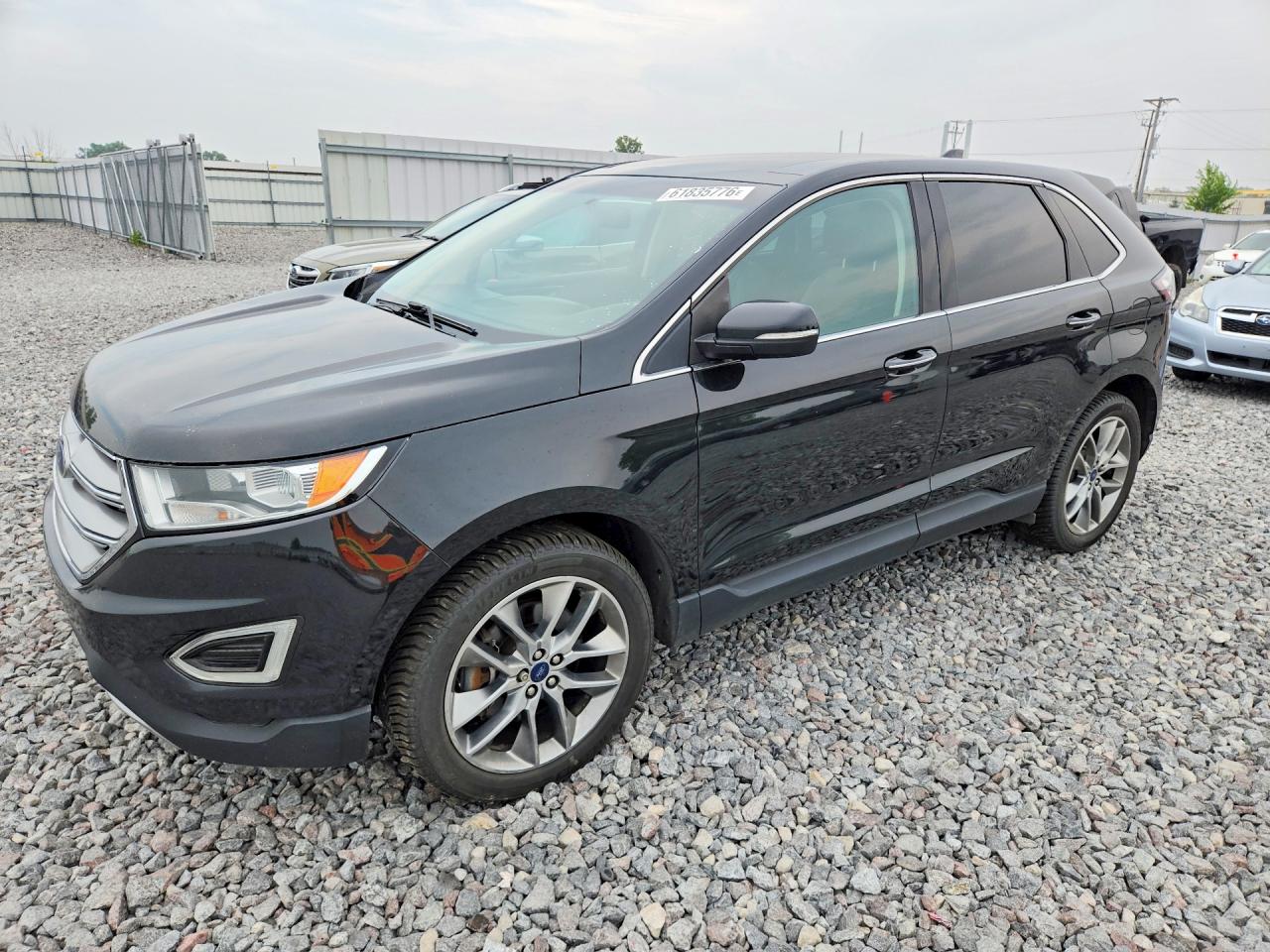 2015 Ford Edge Titanium, VIN 2FMTK4K87FBB74801 — Hail