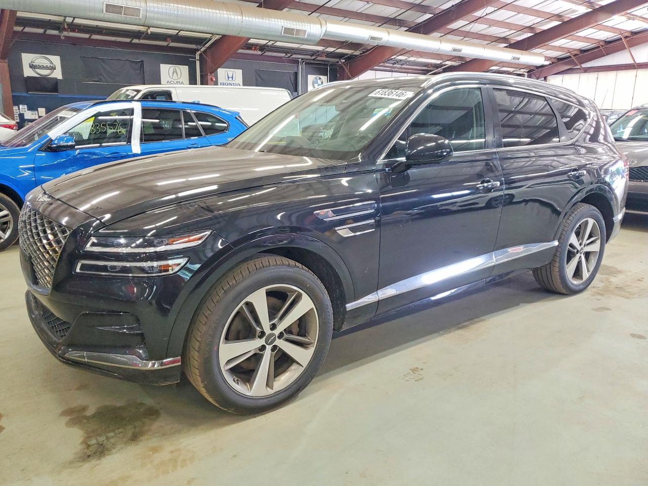 2021 Genesis GV80, VIN KMUHBDSB5MU039553 — Minor dents and scratches