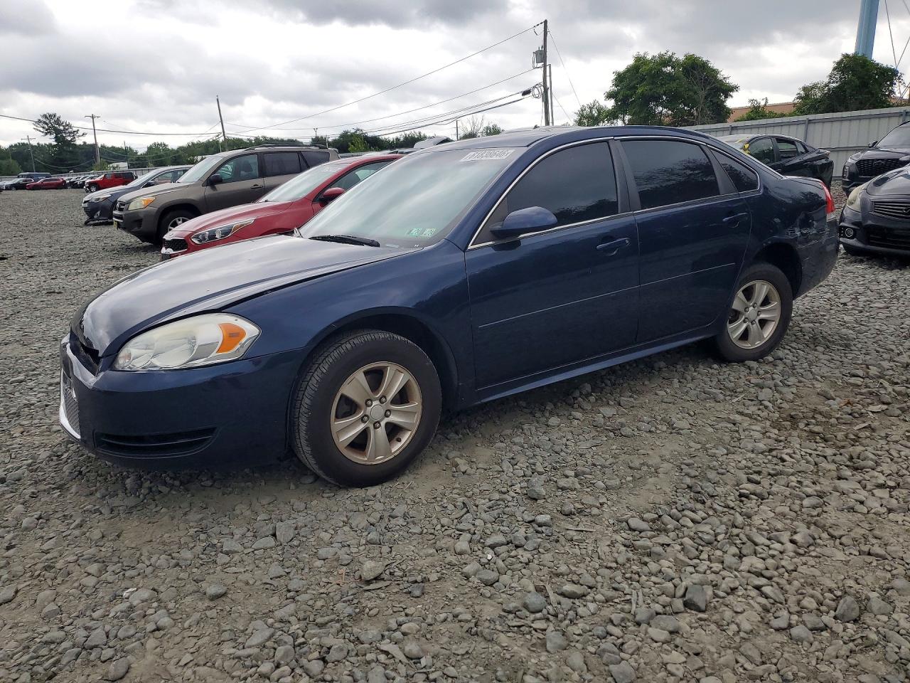 2012 Chevrolet Impala LS Fleet, VIN 2G1WF5E33C1266218 — Front end
