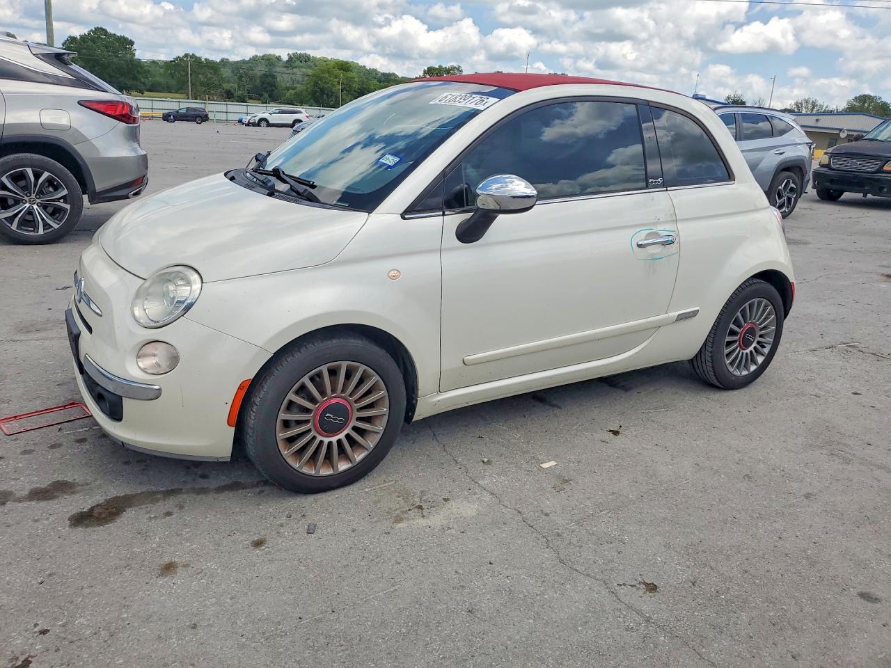 2012 FIAT 500 Lounge, VIN 3C3CFFER4CT202020 — Minor dents and scratches