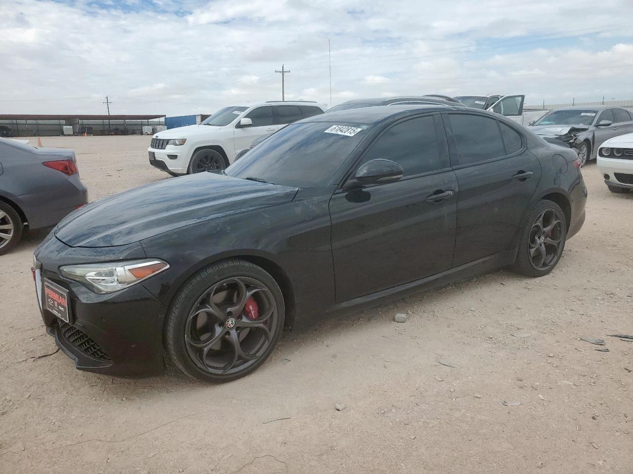 2018 Alfa Romeo Giulia Ti Sport, VIN ZARFAEEN5J7593619 — Hail