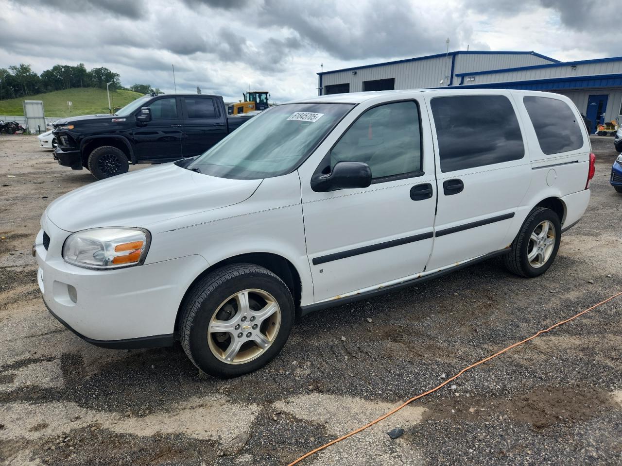 2007 Chevrolet Uplander LS Fleet, VIN 1GNDV23107D213009 — Front end
