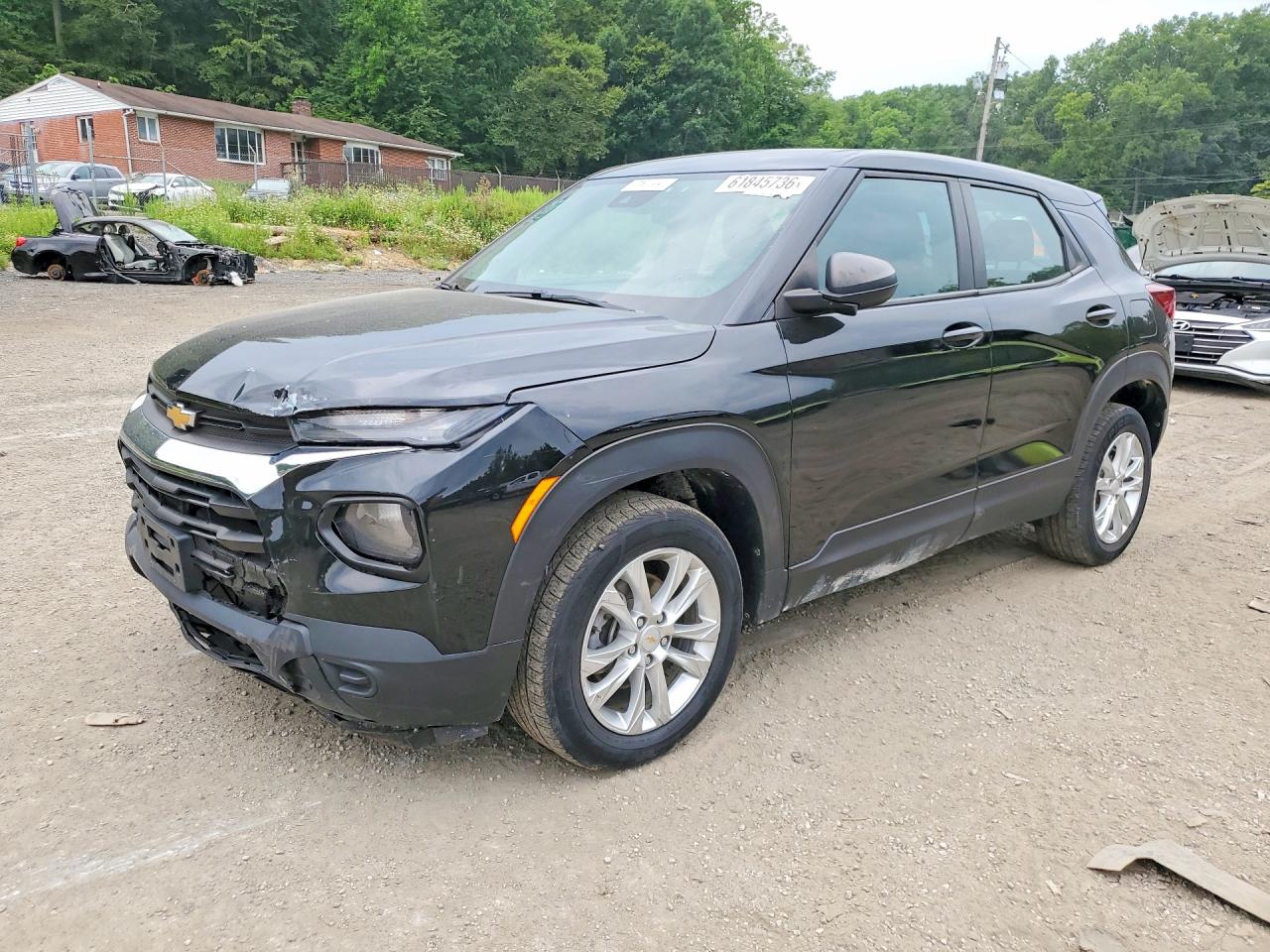 2022 Chevrolet TrailBlazer LS, VIN KL79MNSL5NB022570 — Перед