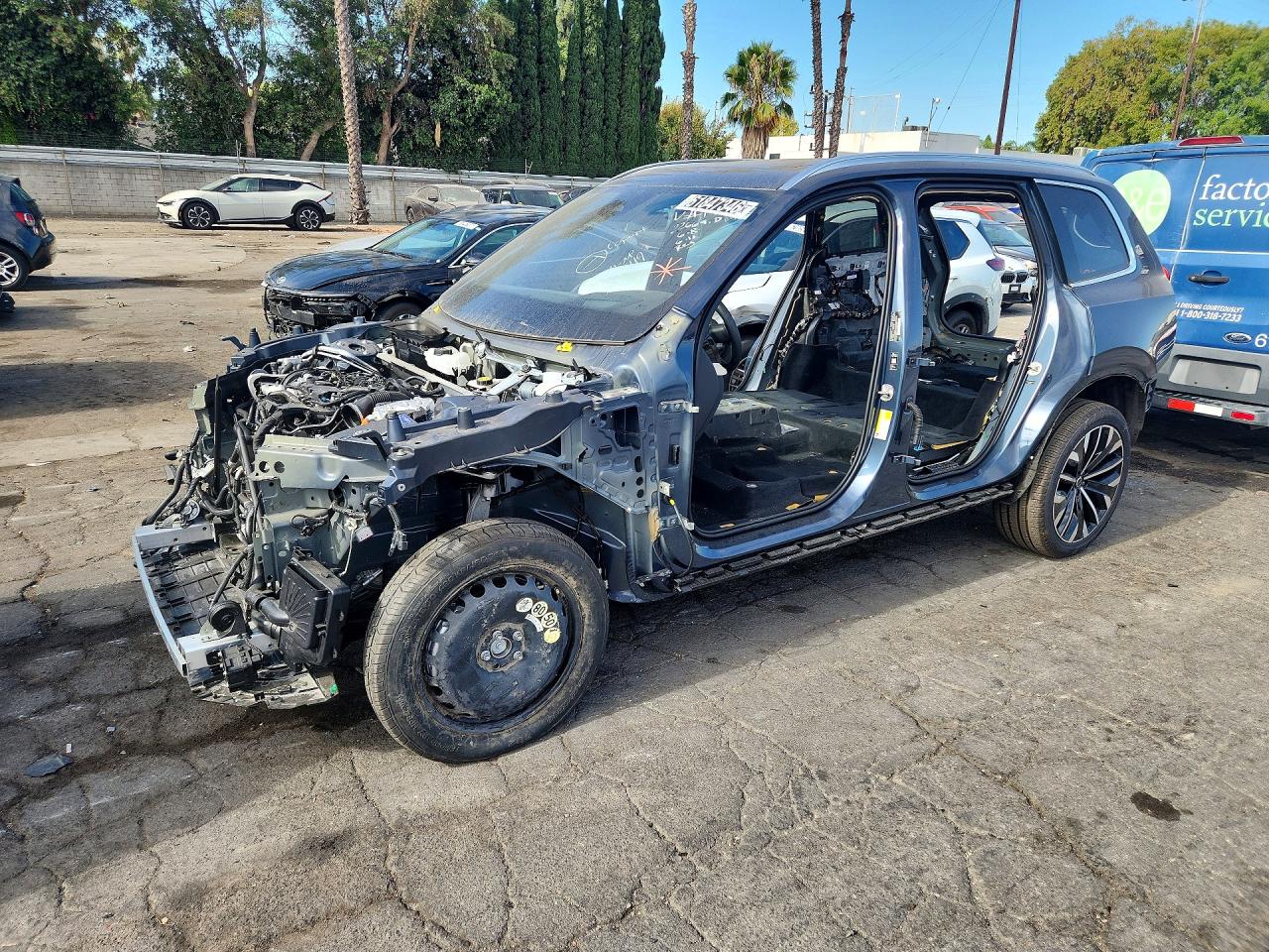 2026 Volvo XC90 Ultra, VIN YV4H60PF8T1501919 — Stripped