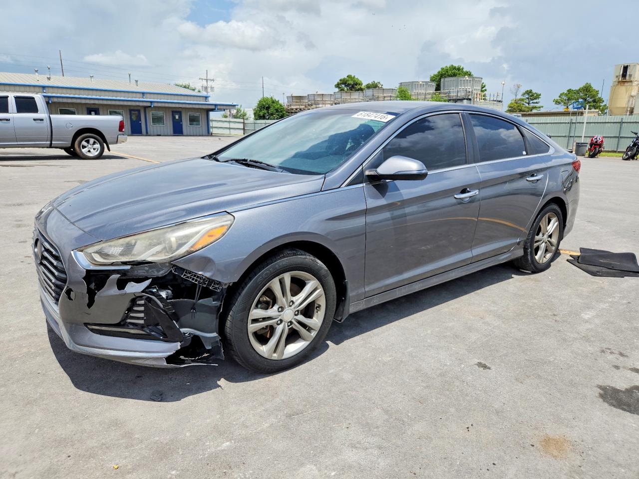 2018 Hyundai Sonata SEL Plus, VIN 5NPE34AF9JH658511 — Front end
