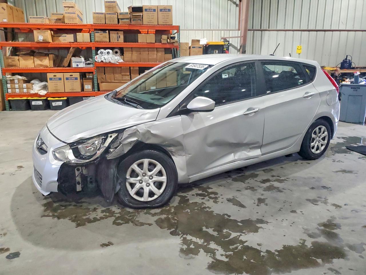 2012 Hyundai Accent GS, VIN KMHCT5AE5CU005201 — Side
