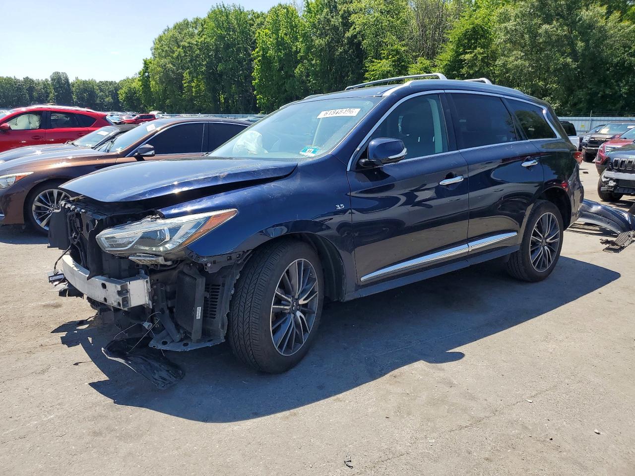 2019 Infiniti QX60 Luxe, VIN 5N1DL0MM7KC516603 — Перед