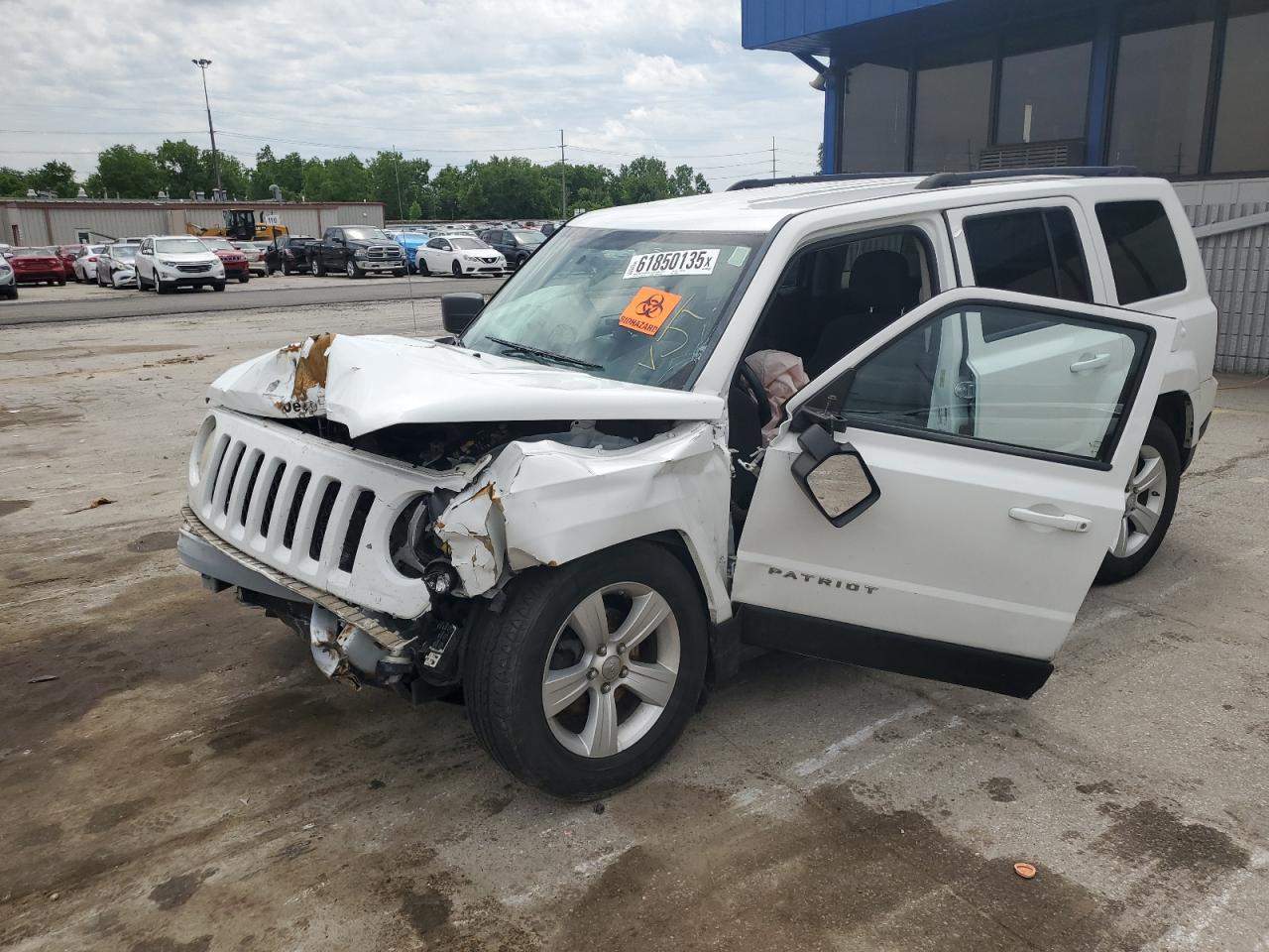 2012 Jeep Patriot Latitude, VIN 1C4NJPFA0CD706930 — Biohazard / chemical