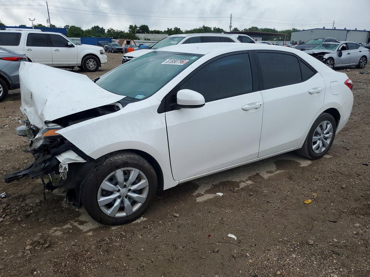 2016 Toyota Corolla LE, VIN 5YFBURHEXGP521938 — Front end