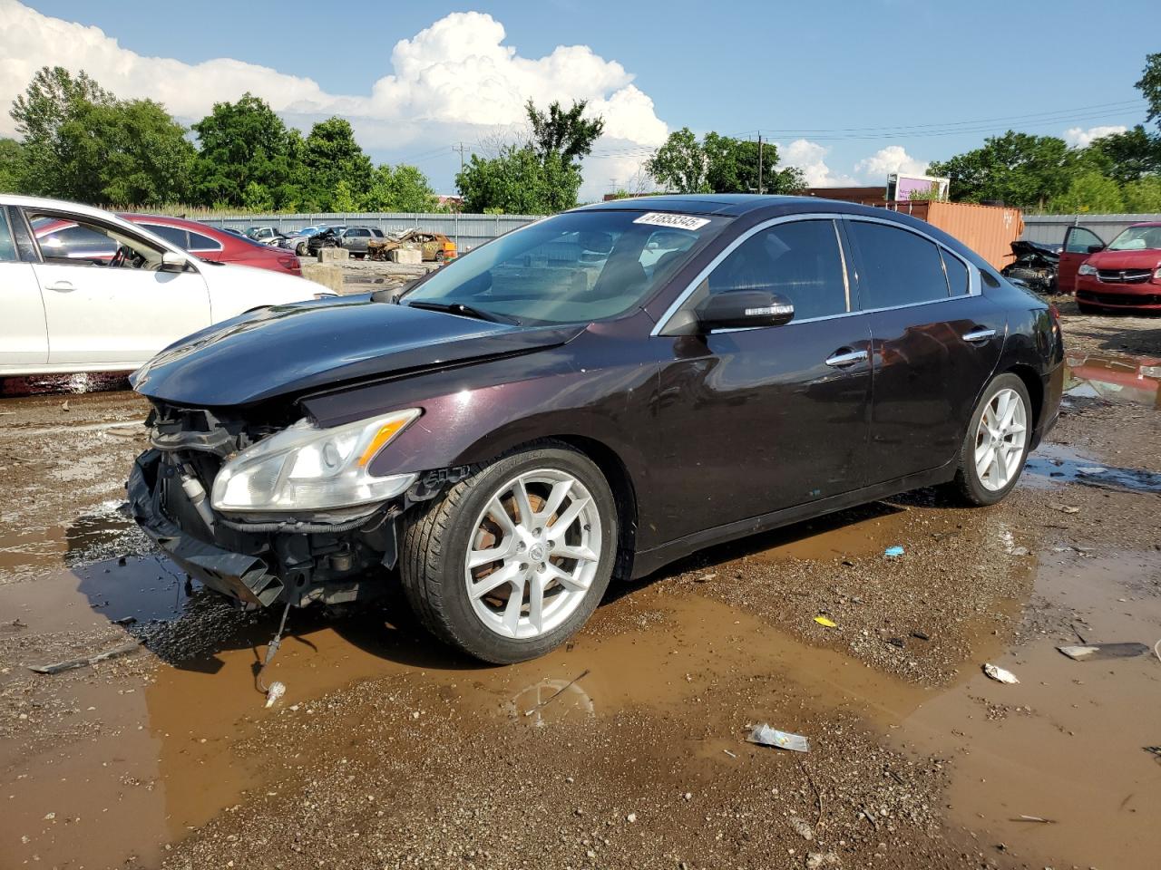 2011 Nissan Maxima SV, VIN 1N4AA5AP1BC836885 — Auction photo