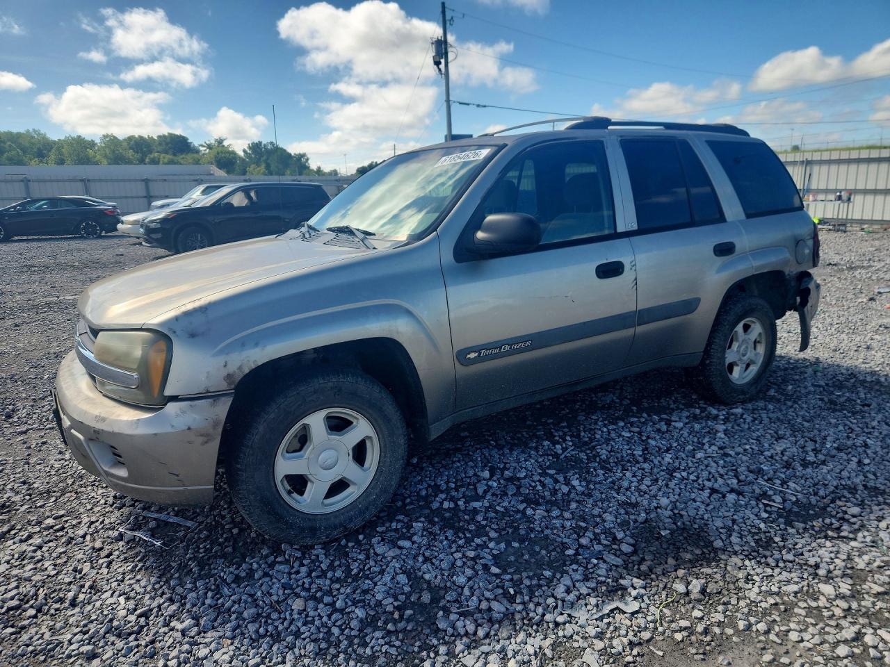 2003 Chevrolet TrailBlazer LS, VIN 1GNDS13S632188120 — Rear end
