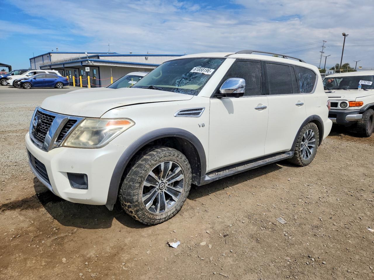 2018 Nissan Armada SV, VIN JN8AY2NDXJ9051320 — Side
