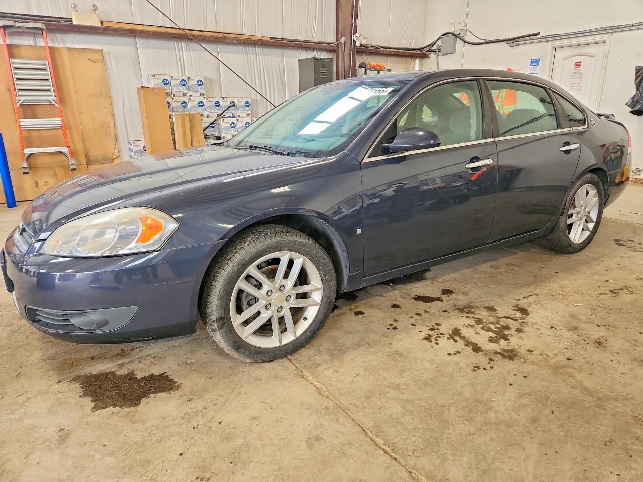 2008 Chevrolet Impala LTZ, VIN 2G1WU583389161902 — Повреждение рамы