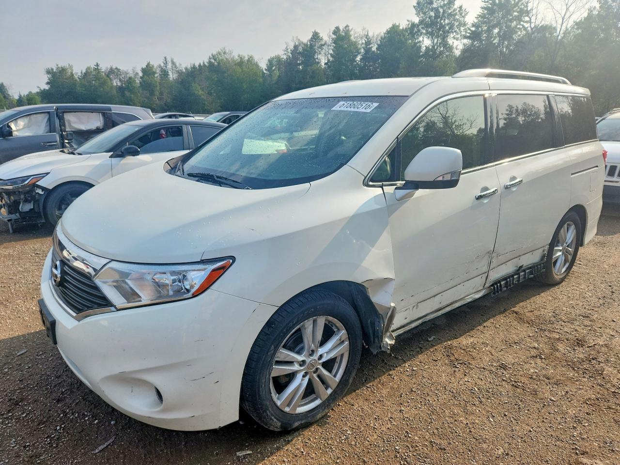 2013 Nissan Quest S, VIN JN8AE2KP5D9067257 — Front end