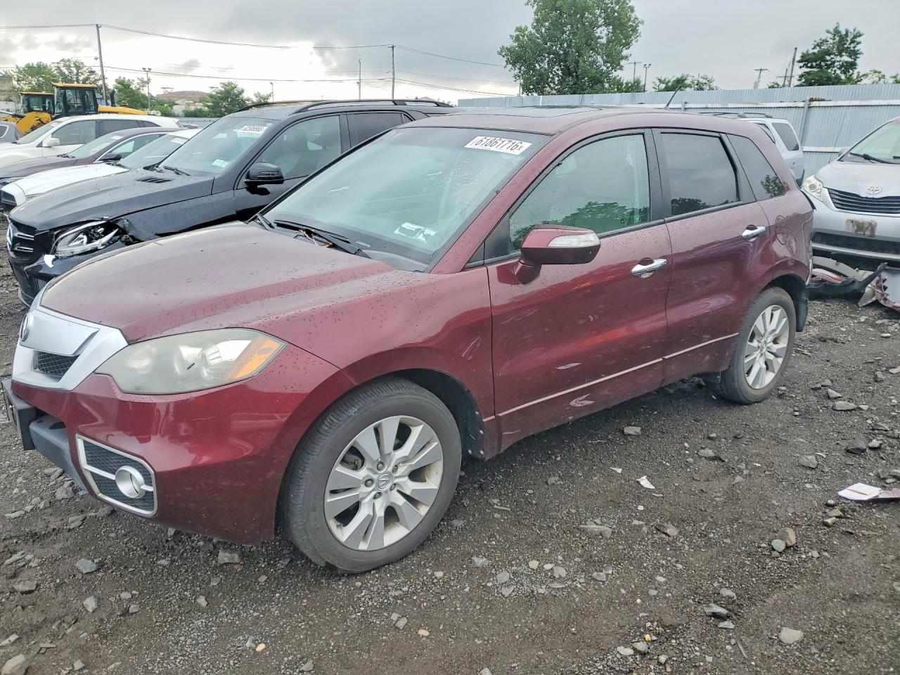 2011 Acura RDX Technology, VIN 5J8TB1H56BA006400 — Rear end