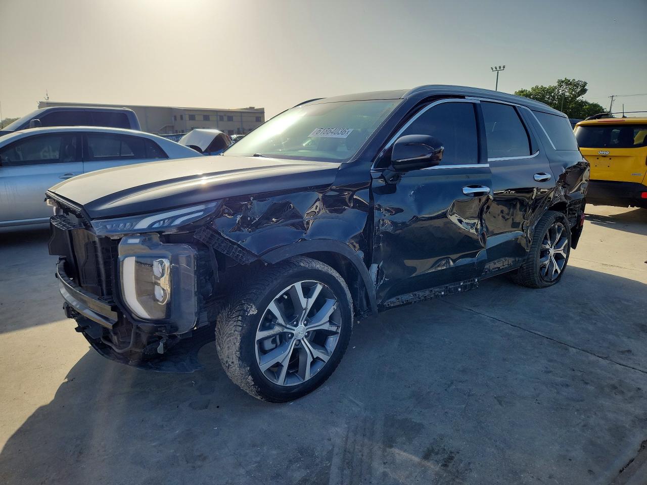 2022 Hyundai Palisade SEL, VIN KM8R4DHE0NU401188 — Front end