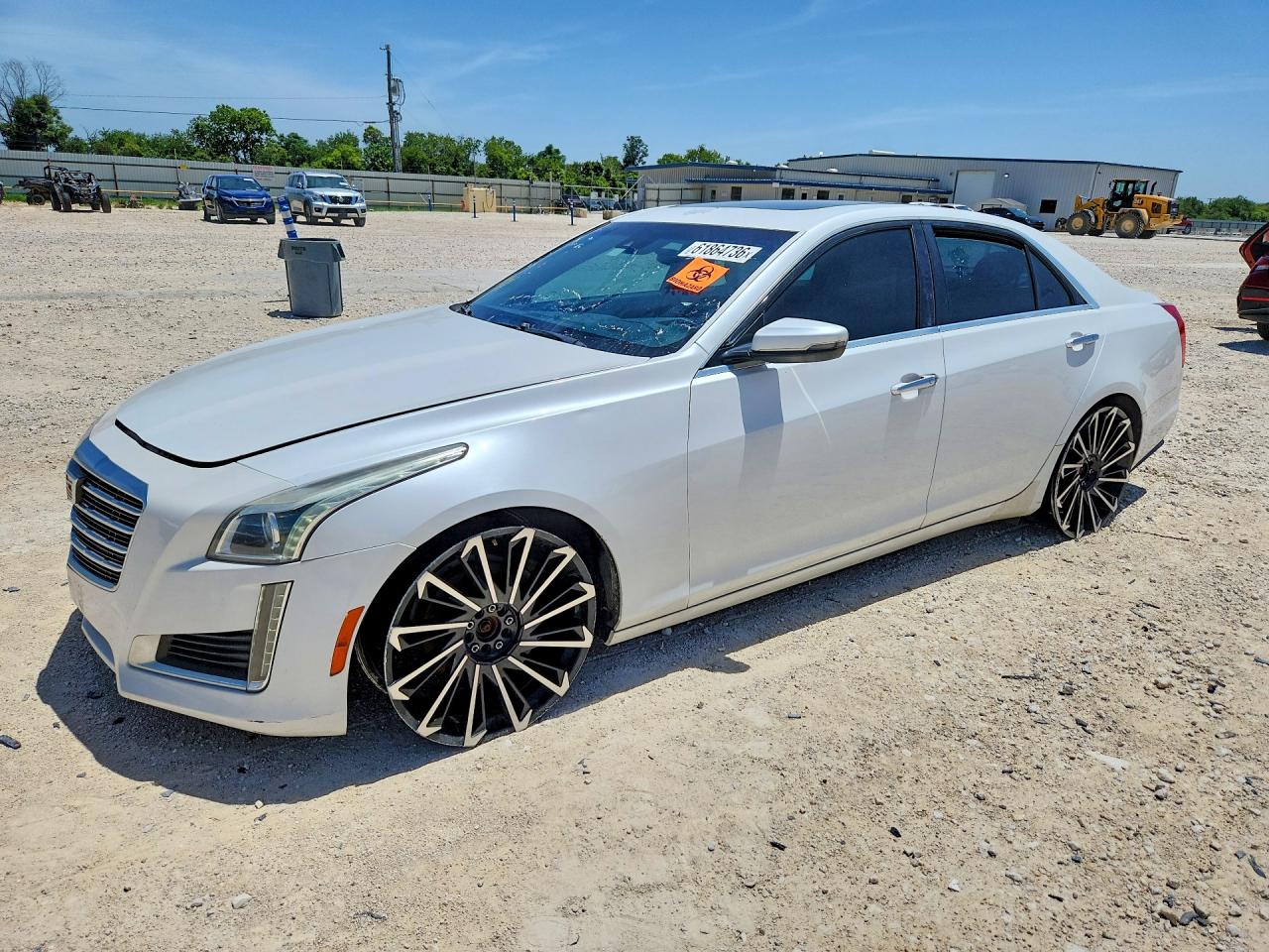 2017 Cadillac CTS Luxury AWD, VIN 1G6AX5SX9H0156219 — Undercarriage