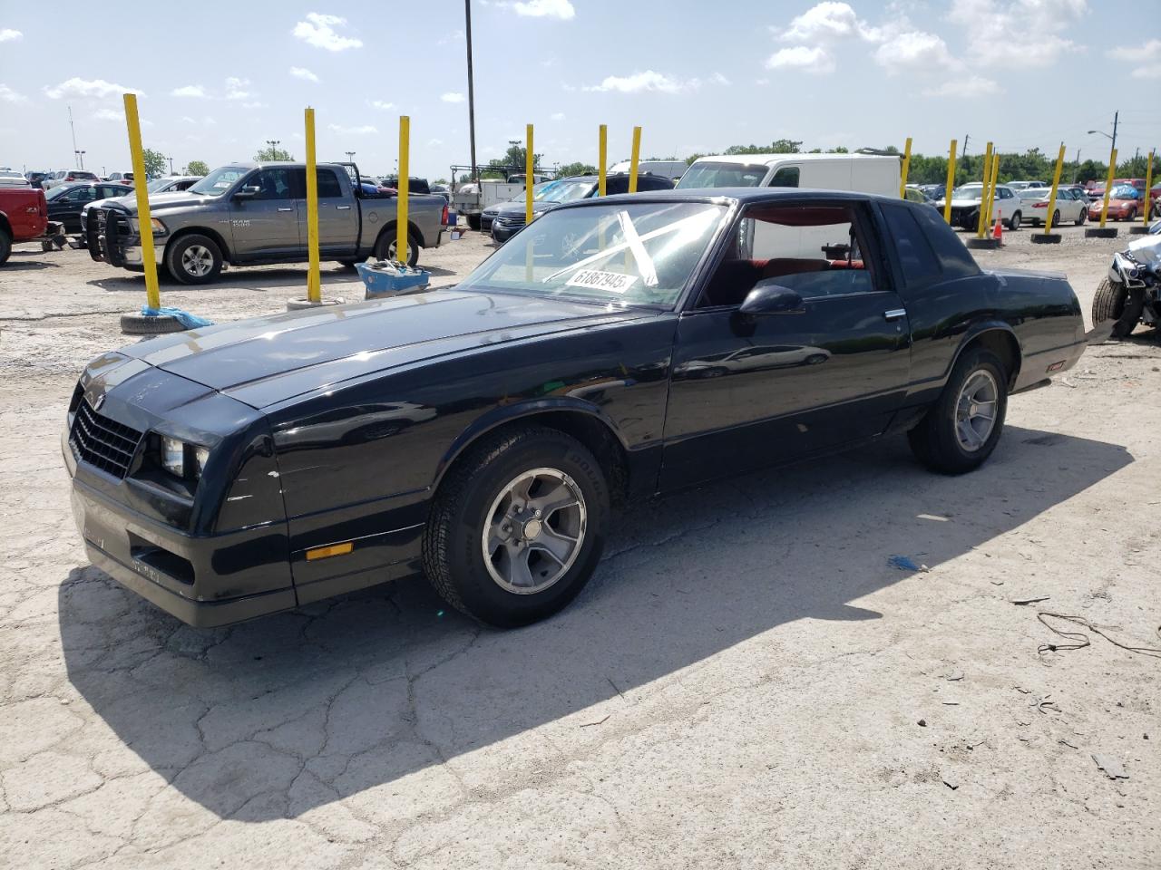 1986 Chevrolet Monte Carlo Sport, VIN 1G1GZ37G8GR116778 — Roof