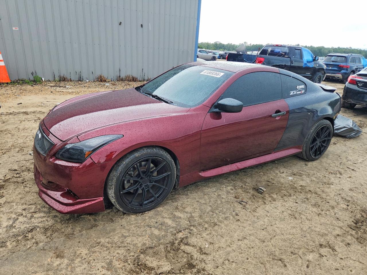 2008 Infiniti G37 Journey, VIN JNKCV64E98M101953 — Rear end