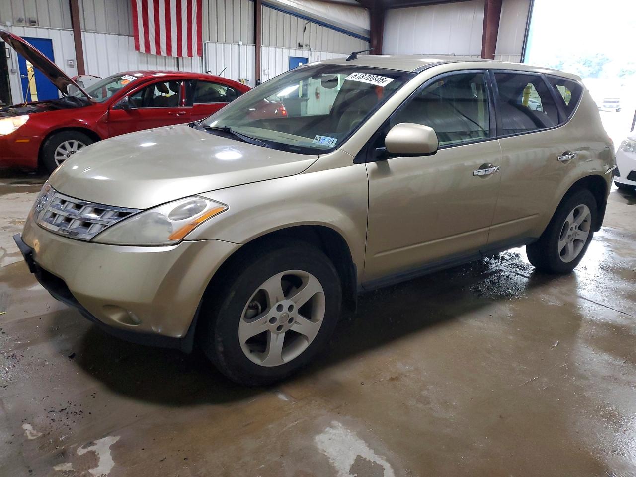2005 Nissan Murano SL, VIN JN8AZ08W25W400816 — Rear end