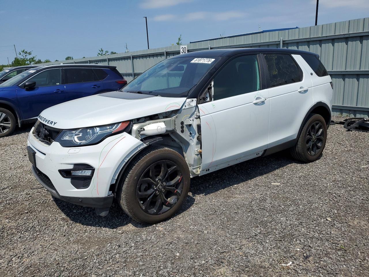 2018 Land Rover Discovery Sport HSE, VIN SALCR2RX7JH727890 — Side