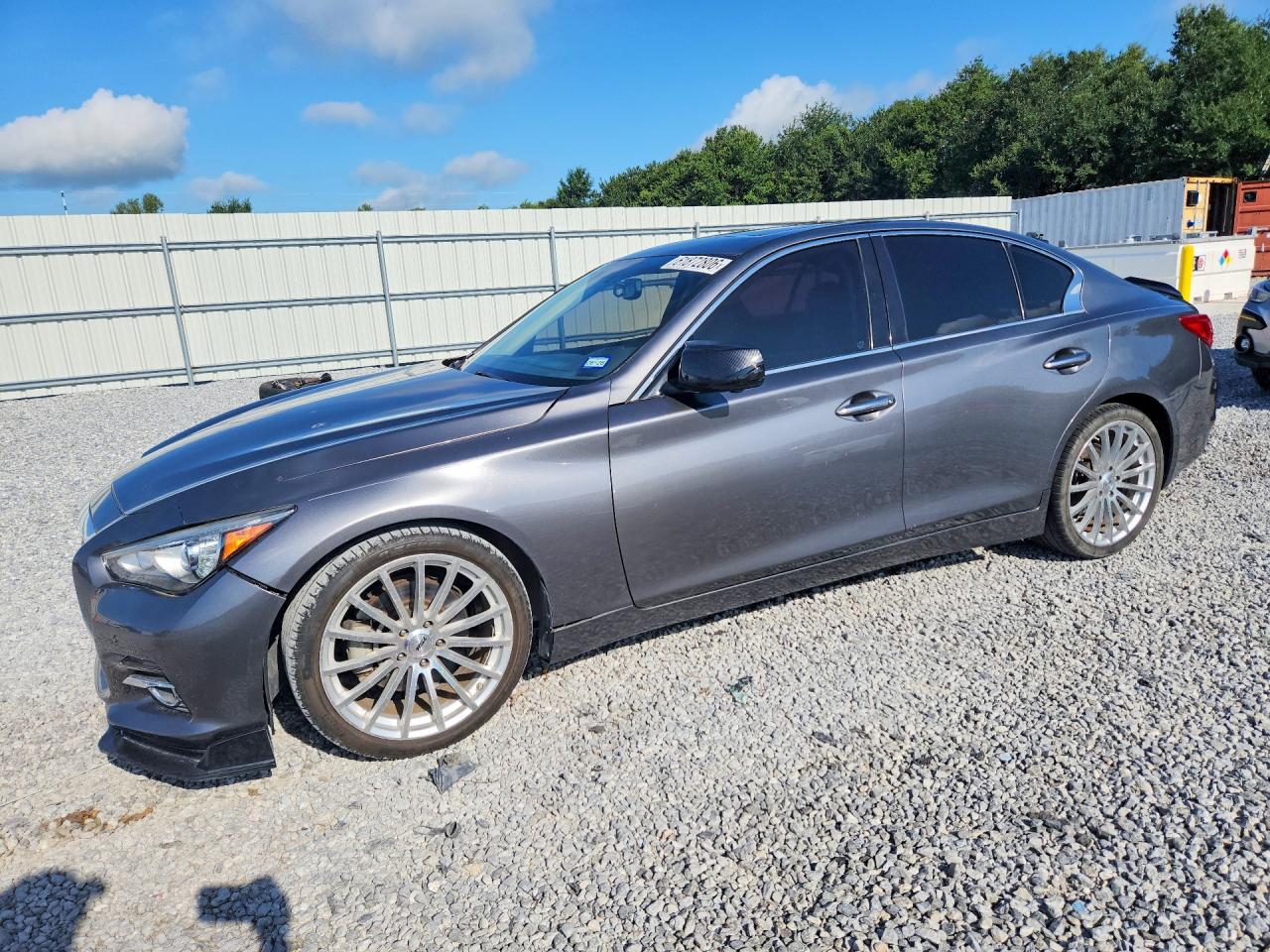 2014 Infiniti Q50, VIN JN1BV7AP8EM670221 — Water / flood