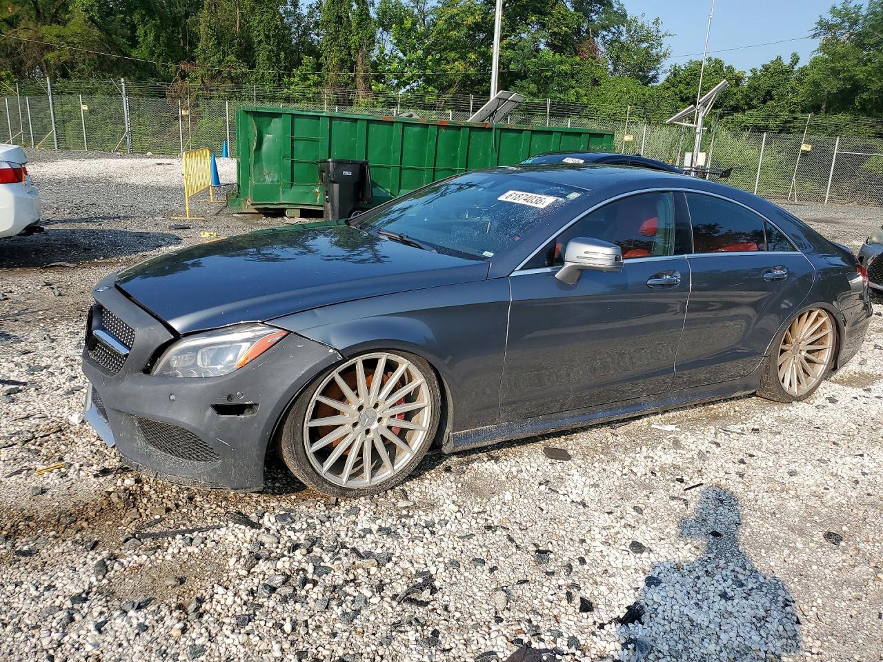 2016 Mercedes-Benz CLS 550, VIN WDDLJ9BB1GA167488 — Front end