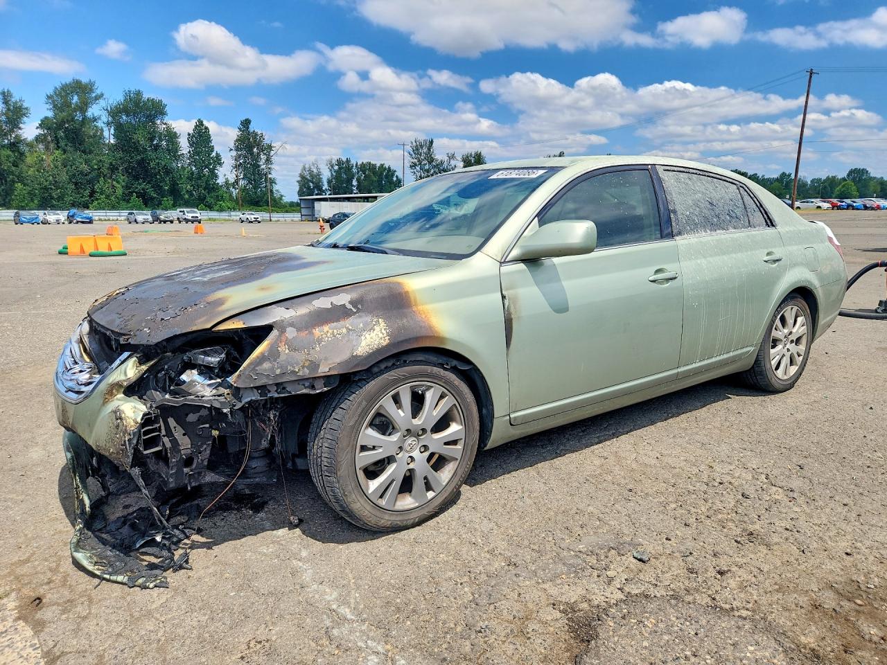 2008 Toyota Avalon Limited, VIN 4T1BK36B78U297474 — Engine fire