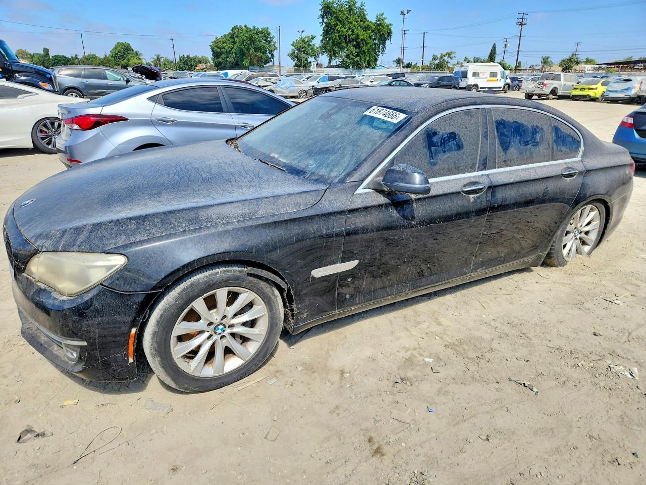 2015 BMW 7 Series 740i, VIN WBAYA6C5XFD827027 — Stripped