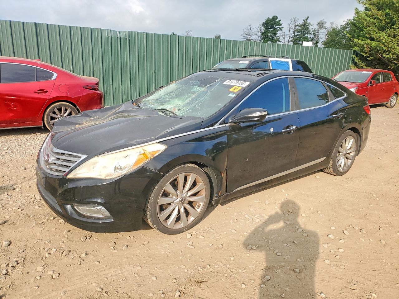 2013 Hyundai Azera, VIN KMHFH4JG6DA268908 — Крыша