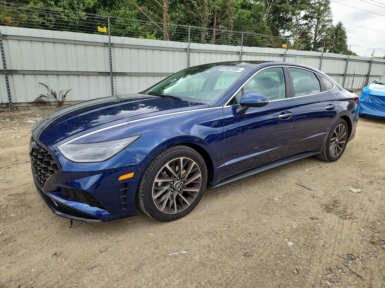 2022 Hyundai Sonata Limited, VIN 5NPEH4J24NH149995 — Зад