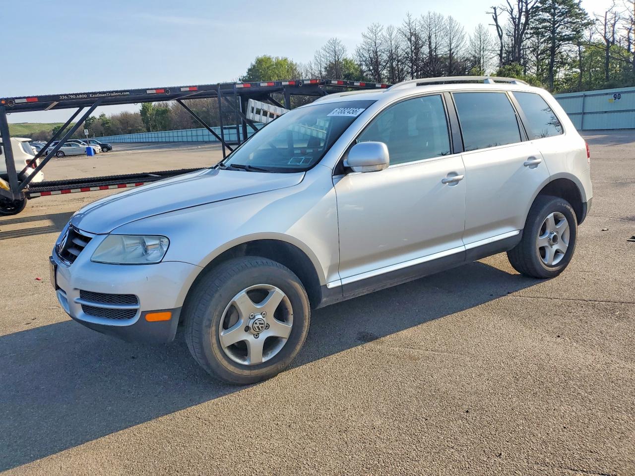 2007 Volkswagen Touareg V6, VIN WVGZE77L27D013798 — Rear end