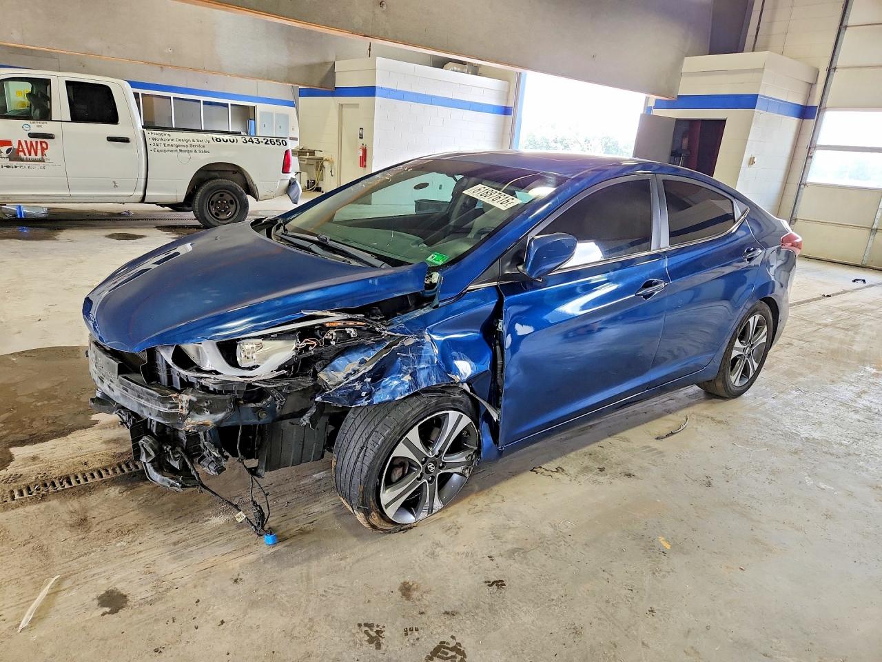 2014 Hyundai Elantra Sport, VIN KMHDH4AH4EU051258 — Front end