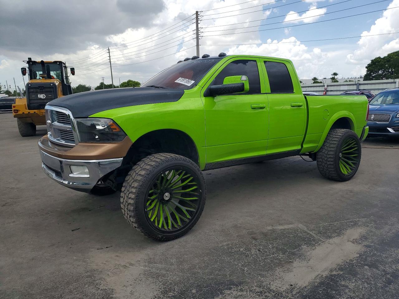 2011 Ram 1500 Big Horn, VIN 1D7RV1GT2BS616617 — Prior damage history