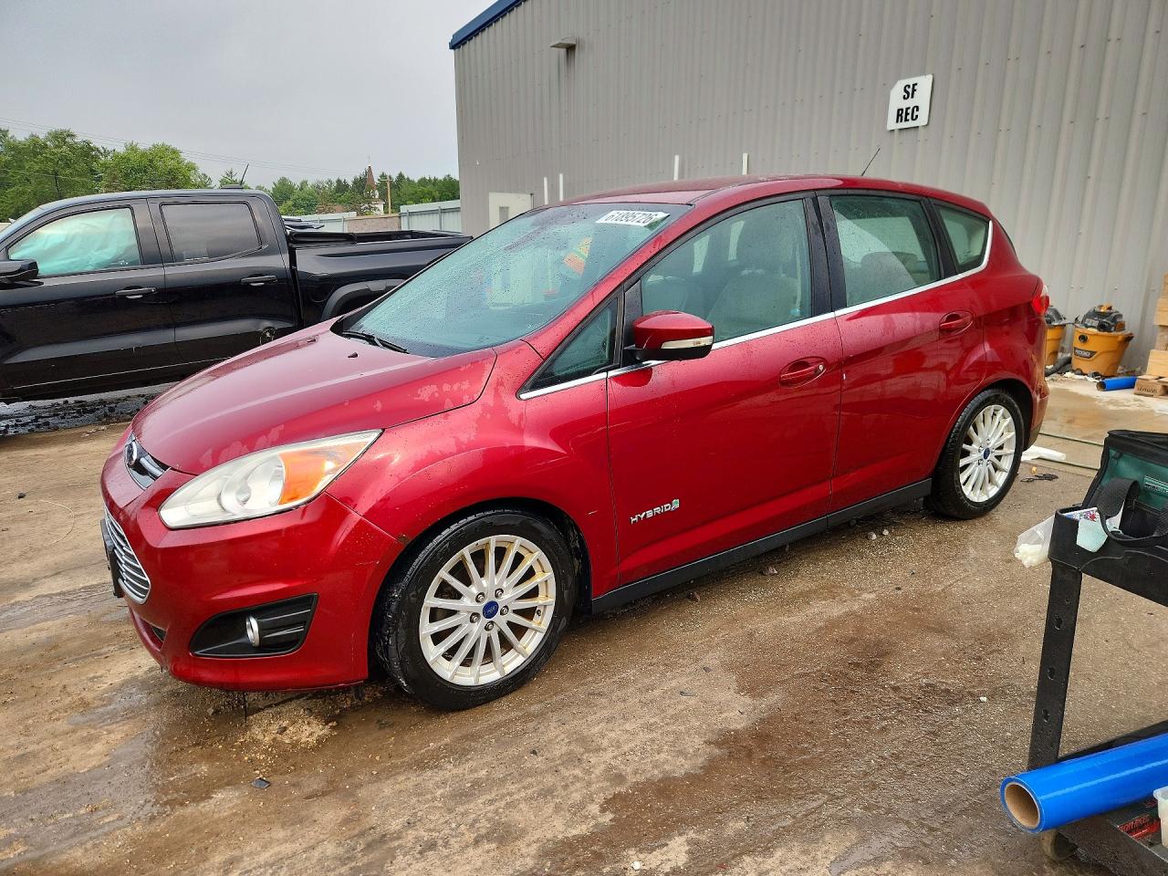2014 Ford C-Max SEL, VIN 1FADP5BU4EL518473 — Бок