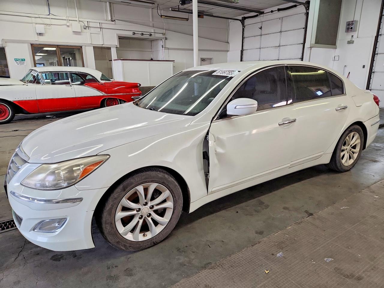 2013 Hyundai Genesis 3.8L, VIN KMHGC4DDXDU242976 — Rear end
