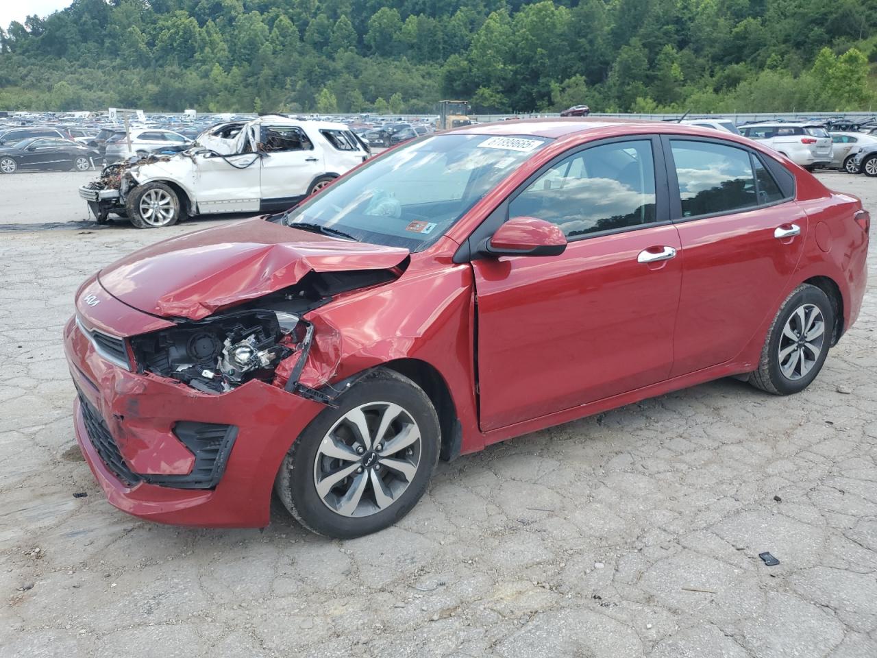 2023 Kia Rio S, VIN 3KPA24AD3PE591465 — Front end