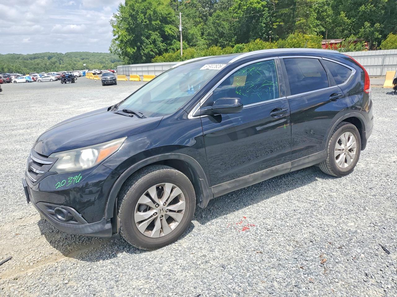 2014 Honda CR-V EX-L, VIN 2HKRM3H72EH539969 — Front end