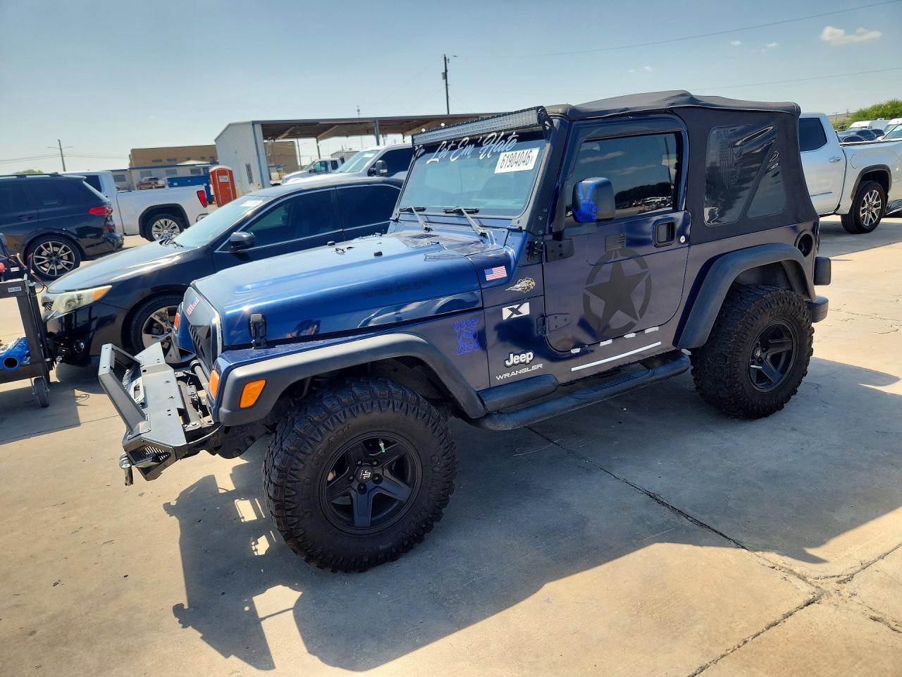 2004 Jeep Wrangler X, VIN 1J4FA39S44P715979 — Normal wear