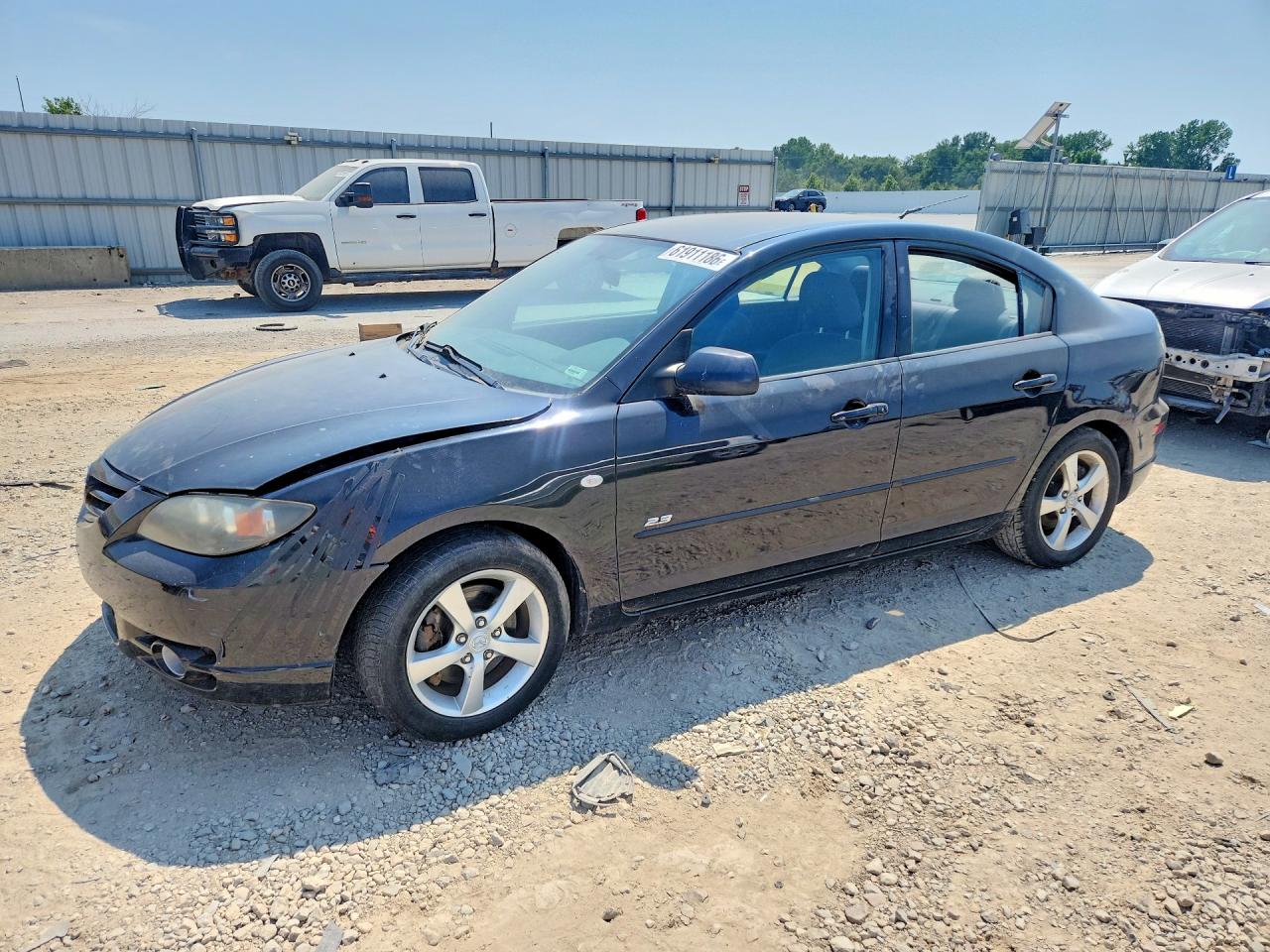 2005 Mazda 3 s, VIN JM1BK323X51319337 — Front end