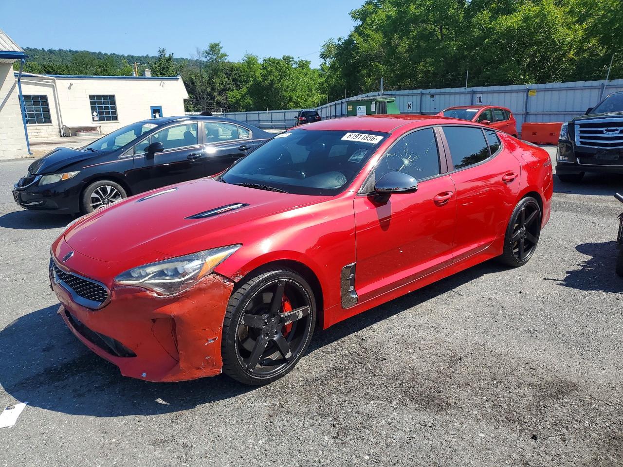 2019 Kia Stinger GT, VIN KNAE35LC6K6063939 — Перед