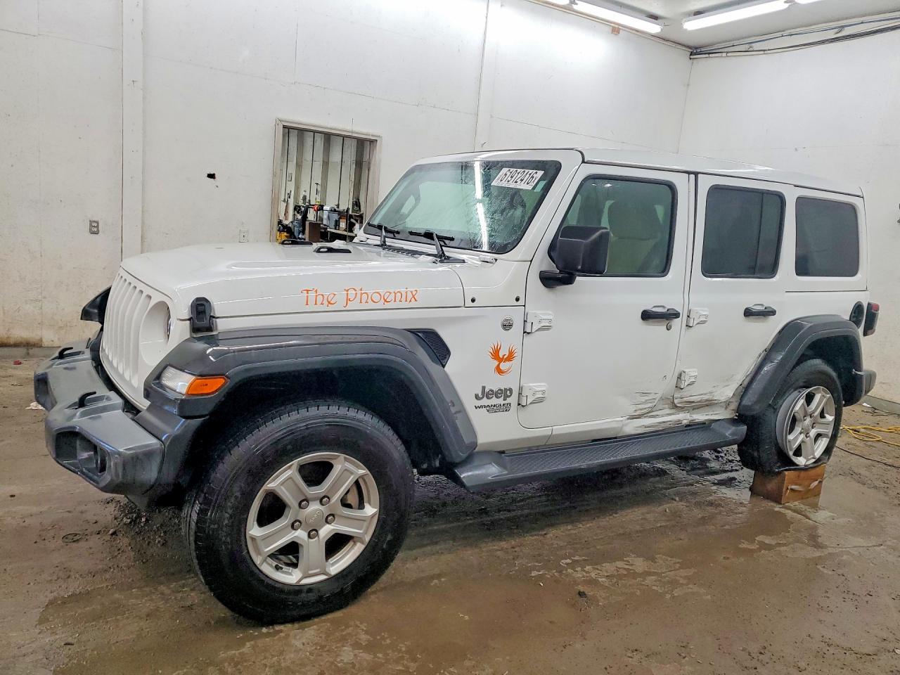 2021 Jeep Wrangler Unlimited 80th Anniversary, VIN 1C4HJXDN5MW636446 — Rollover