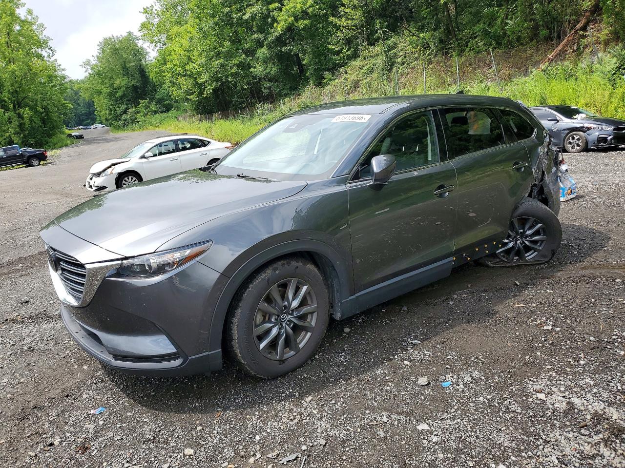 2022 Mazda CX-9 Touring, VIN JM3TCBCY0N0602509 — Rear end