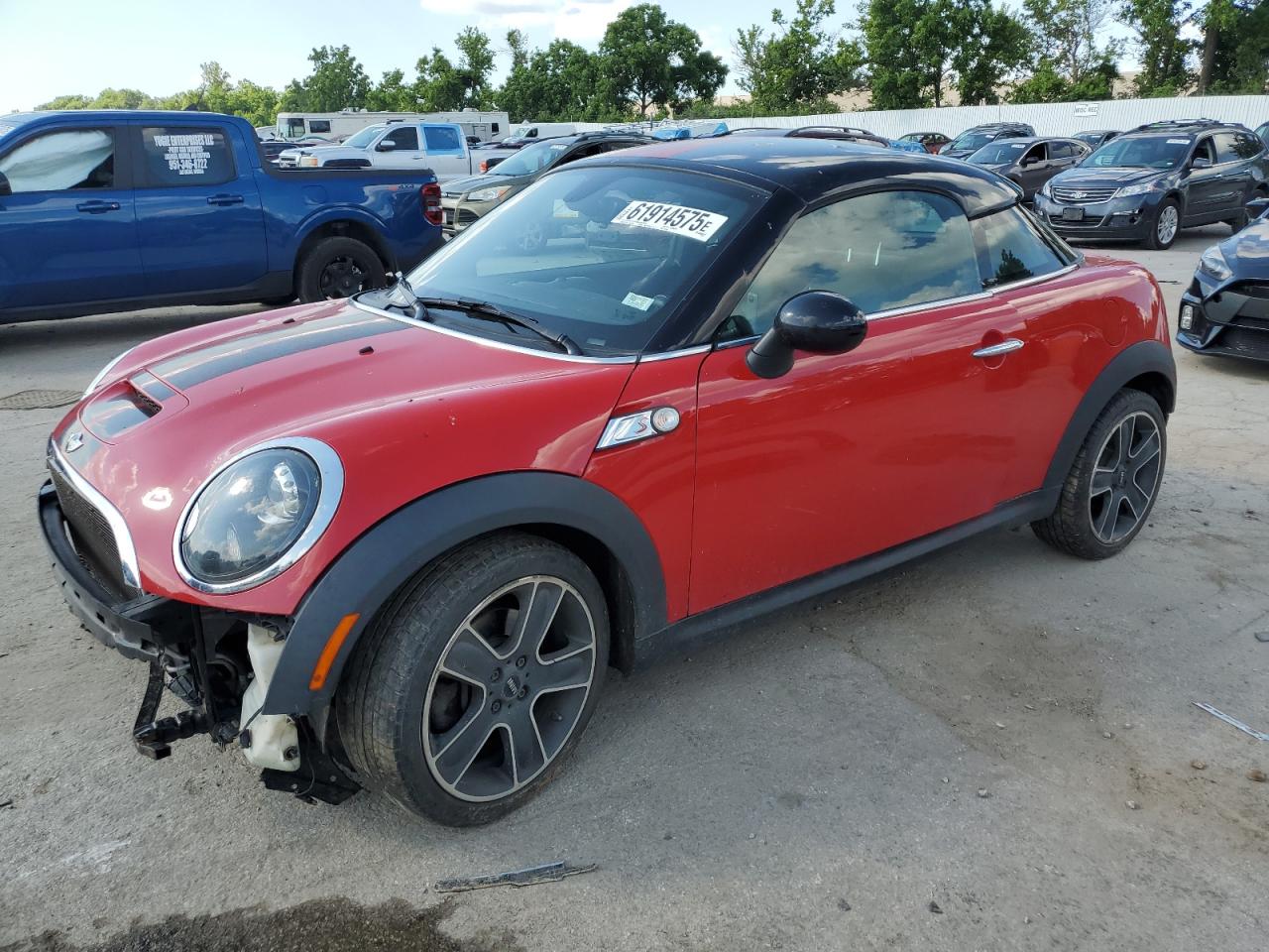2012 MINI Coupe S, VIN WMWSX3C59CT465745 — Перед