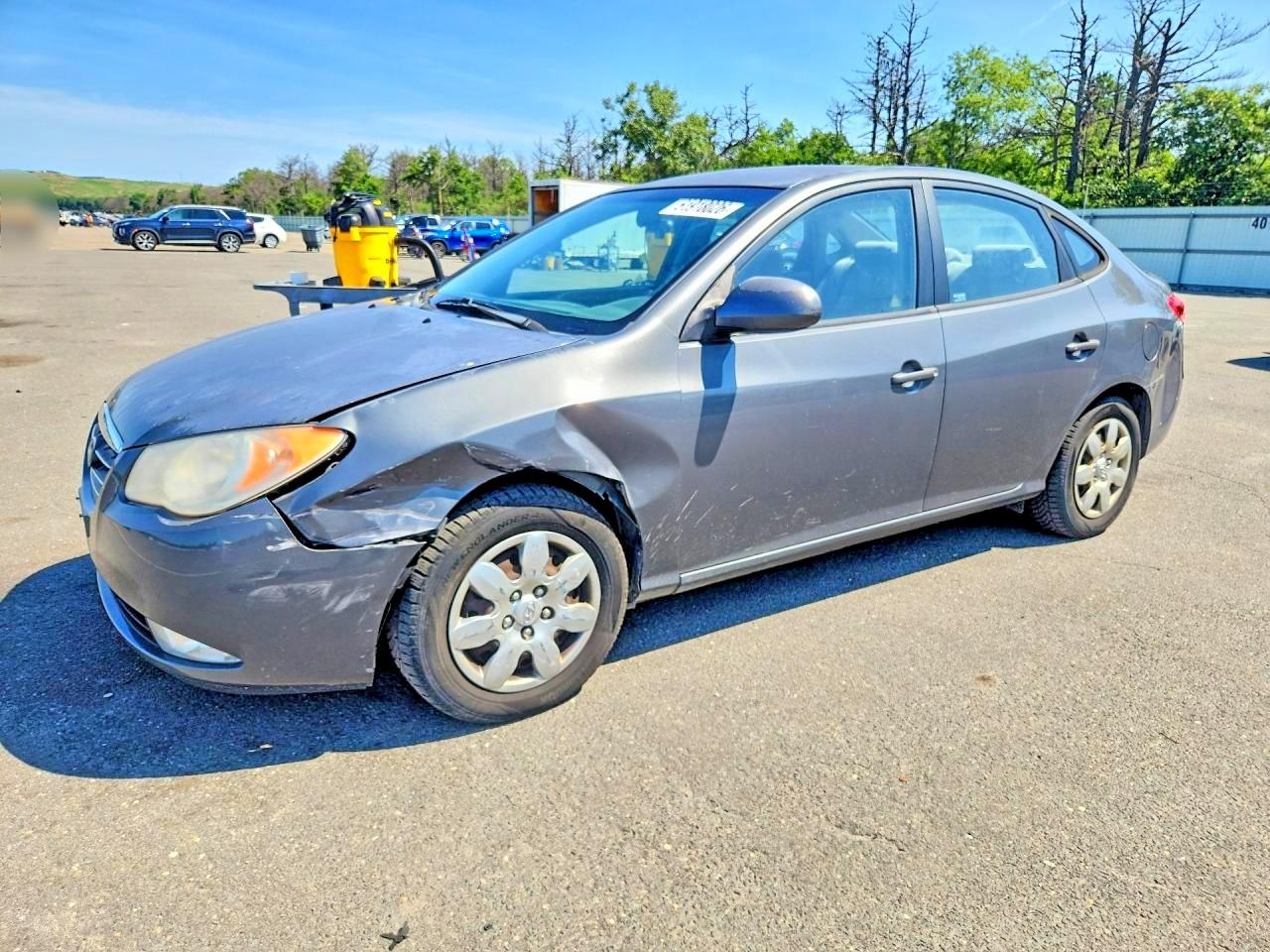 2007 Hyundai Elantra GLS, VIN KMHDU46D27U218995 — Front end