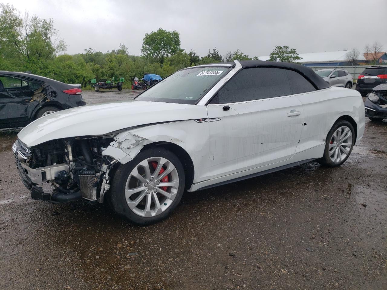 2018 Audi S5 Prestige, VIN WAU24GF56JN004046 — Перед